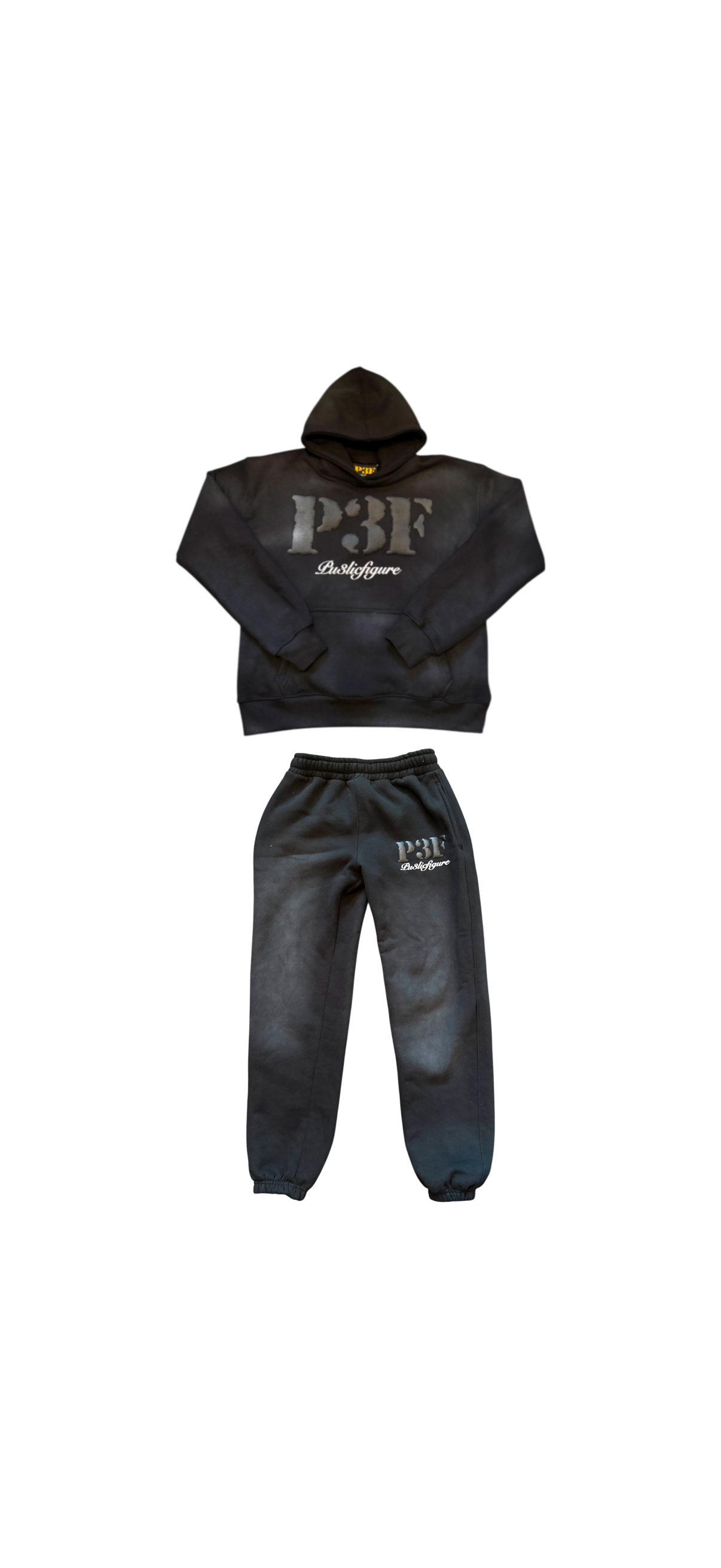 BLACK ON BLACK PUFF TRACKSUIT