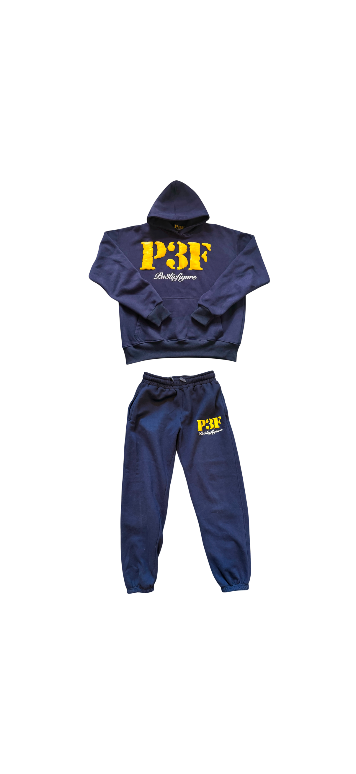 BLUE & YELLOW PUFF TRACKSUIT